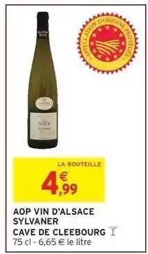 Intermarché AOP VIN D'ALSACE SYLVANER offre