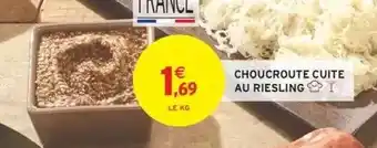 Intermarché CHOUCROUTE CUITE AU RIESLING offre