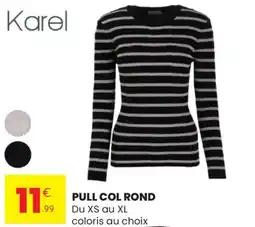 Stokomani Pull col rond du xs au xl offre