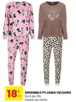 Stokomani Ensemble pyjama velours offre