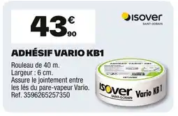 Brico Dépôt ISOVER Adhésif vario kb1 offre