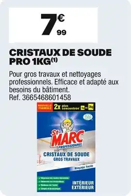 Brico Dépôt ST MARC Cristaux de soude pro offre