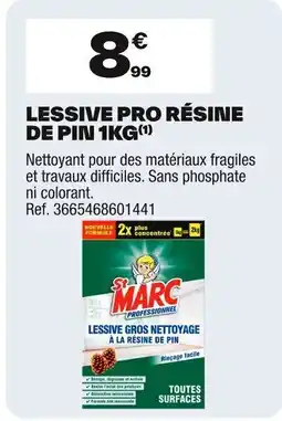 Brico Dépôt ST MARC Lessive pro résine de pin offre