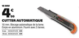 Brico Dépôt Cutter automatique offre