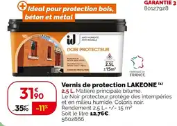 Weldom Vernis de protection lakeone offre