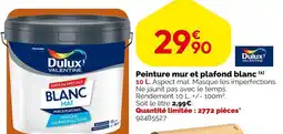 Weldom DULUX Peinture mur et plafond blanc offre