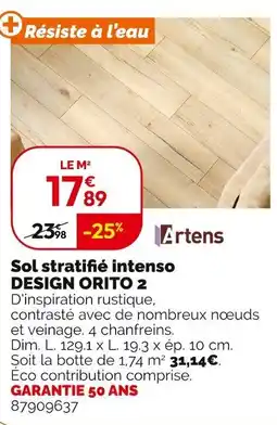 Weldom ARTENS Sol stratifié intenso design orito 2 offre
