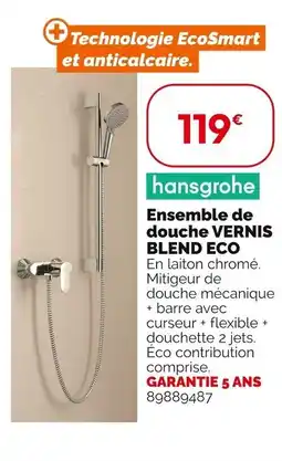 Weldom HANSGROHE Ensemble de douche vernis blend eco offre