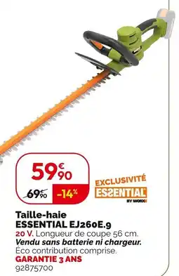 Weldom Taille-haie essential ej260e.9 offre