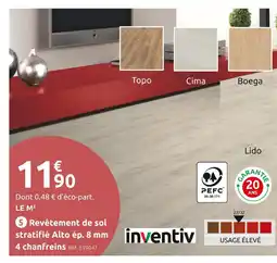 Mr Bricolage INVENTIV Revêtement de sol stratifié alto offre