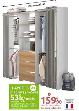 Mr Bricolage Dressing extensible offre