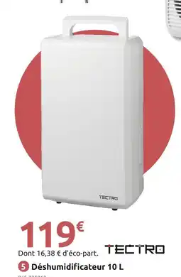 Mr Bricolage TECTRO Déshumidificateur TD1010 offre