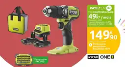 Mr Bricolage RYOBI Perceuse à percussion Brushless 18 V offre