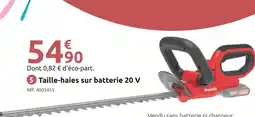 Mr Bricolage INVENTIV Taille-haies sur batterie 20 V offre
