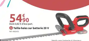 Mr Bricolage INVENTIV Taille-haies sur batterie 20 V offre
