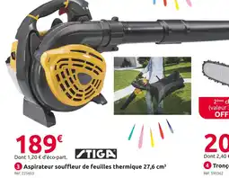Mr Bricolage STIGA Aspirateur souffleur de feuilles thermique BL 530 V offre