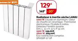 Weldom LANAI Radiateur à inertie sèche offre