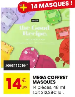 Stokomani SENCE Mega coffret masques offre