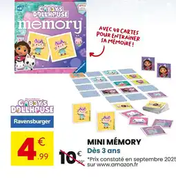 Stokomani RAVENSBURGER Mini memory offre