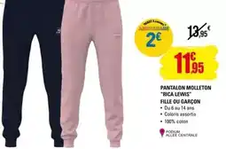 E.Leclerc E.leclerc - pantalon molleton rica lewis offre