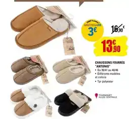E.Leclerc Chaussons fourrés offre