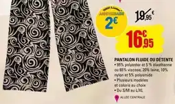 E.Leclerc Pantalon fluide ou detente offre