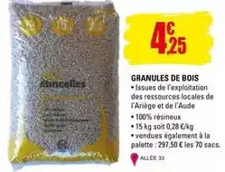 E.Leclerc Palette - granules de bois offre