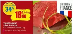 E.Leclerc Viande bovine pièce a fondue offre