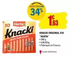 E.Leclerc Herta - knacki original x10 offre
