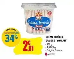 E.Leclerc Yoplait - crème fraîche épaisse yoplait offre