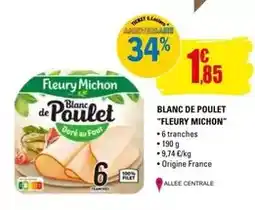 E.Leclerc Fleury michon - blanc de poulet offre