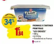 E.Leclerc Fromage à tartiner prim'frais offre