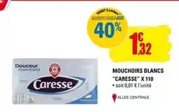 E.Leclerc Caresse antillaise - mouchoirs blancs offre