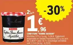 E.Leclerc Bonne maman - confiture offre