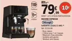 E.Leclerc Delonghi - machine expresso offre