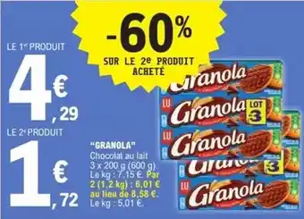 E.Leclerc Lu - granola offre