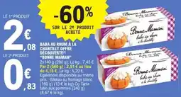 E.Leclerc Bonne maman - cara au rhua à la chantique y offerte offre