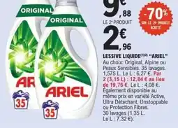 E.Leclerc Ariel - lessive liquide offre