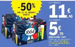 E.Leclerc 1664 - biere blonde offre