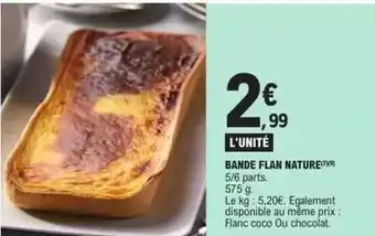 E.Leclerc Bande flan nature offre