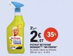 E.Leclerc Mr propre - pistolet nettoyant menager offre