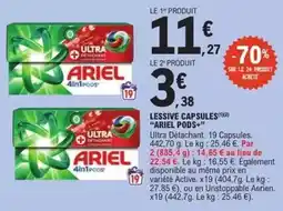 E.Leclerc Ariel - lessive capsules offre