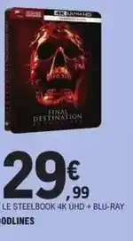 E.Leclerc Destination - le steelbook 4k uhd + blu-ray offre