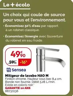 Weldom Senseo - mitigeur de lavabo hao m offre