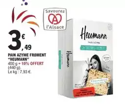 E.Leclerc Express Pain azyme froment offre