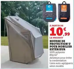 Hyper U U - housse de protection pour mobilier extérieur offre