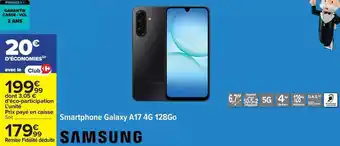 Carrefour Express Samsung - smartphone galaxy a7 4g 128go offre
