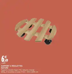 Intermarché Hyper Support a roulettes nature offre