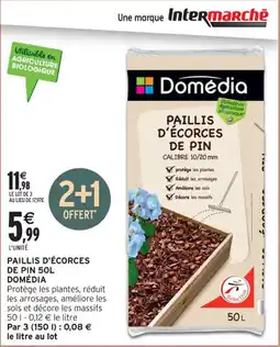 Intermarché Hyper DOMÉDIA Paillis d'écorces de pin offre