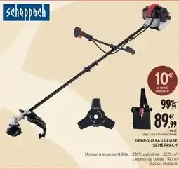 Intermarché Hyper SCHEPPACH Debroussailleuse offre
